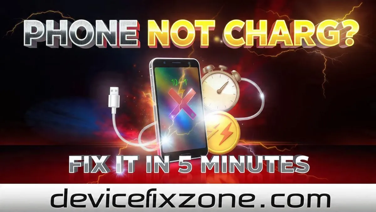 Android Phone Not Charging? Try These 5-Minute Fixes Before Buying a New One