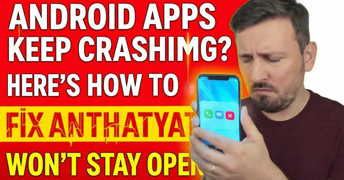 Android Apps Keep Crashing