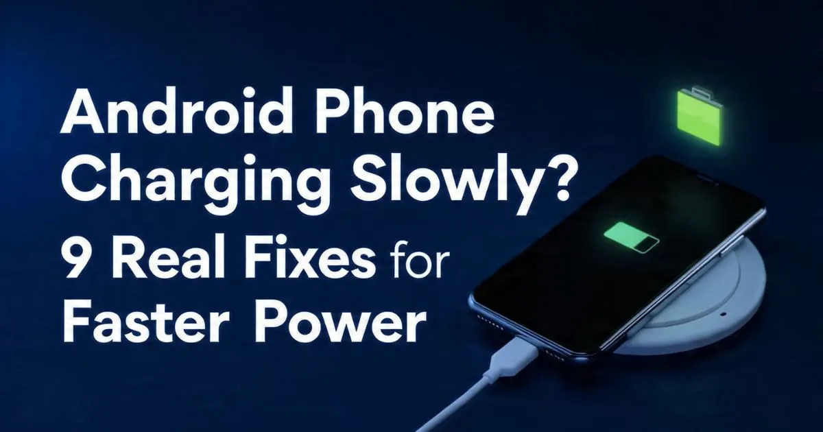 Android Phone Charging Slowly