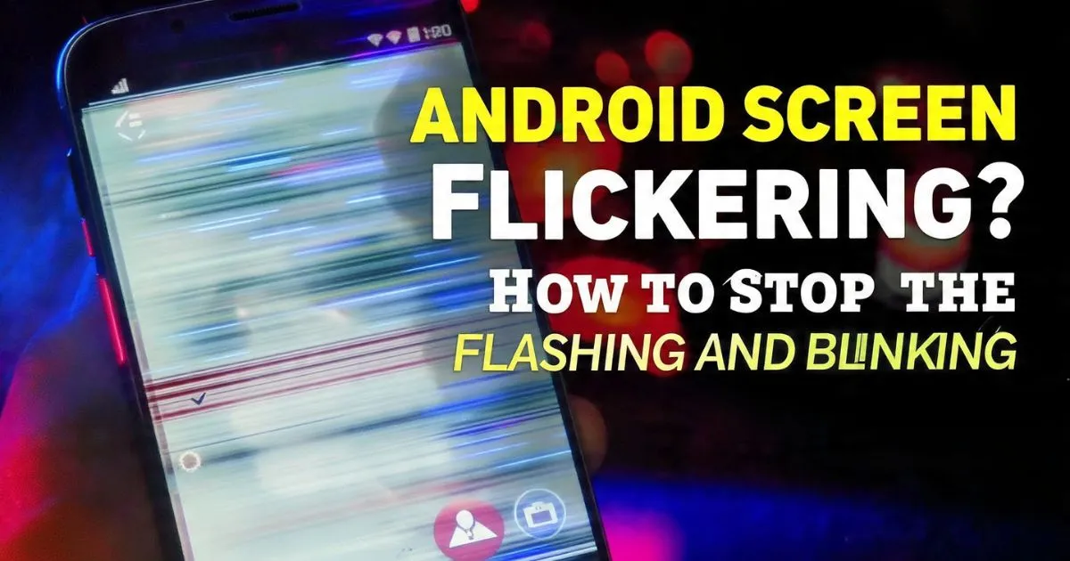 Android screen flickering fix — how to stop flashing and blinking on Samsung Xiaomi Realme OnePlus all Android phones