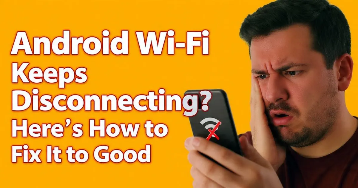 Android Wi-Fi Keeps Disconnecting? Here's How to Fix It for Good