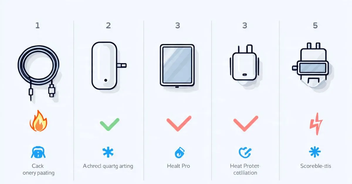 Android charging troubleshooting guide checklist infographic