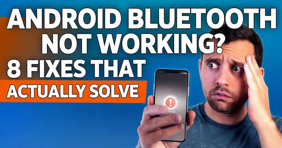 android bluetooth not working