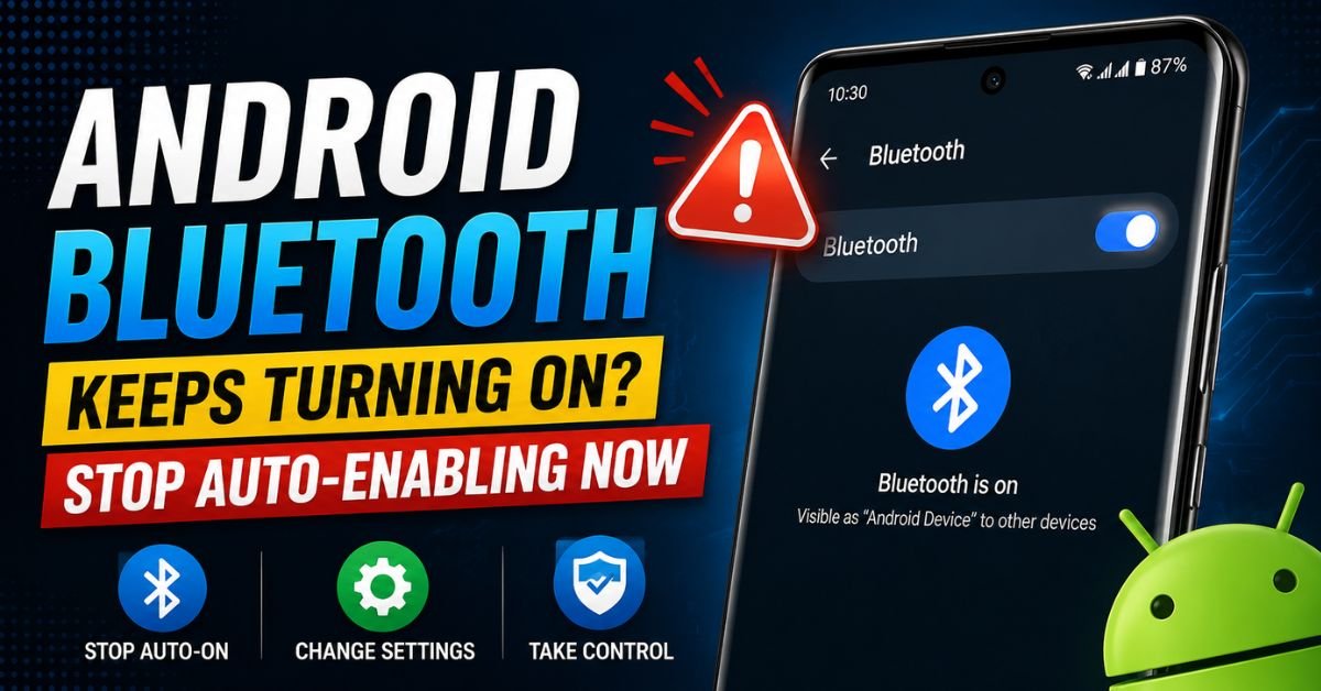 Android Bluetooth Keeps Turning On Stop Auto-Enabling Now