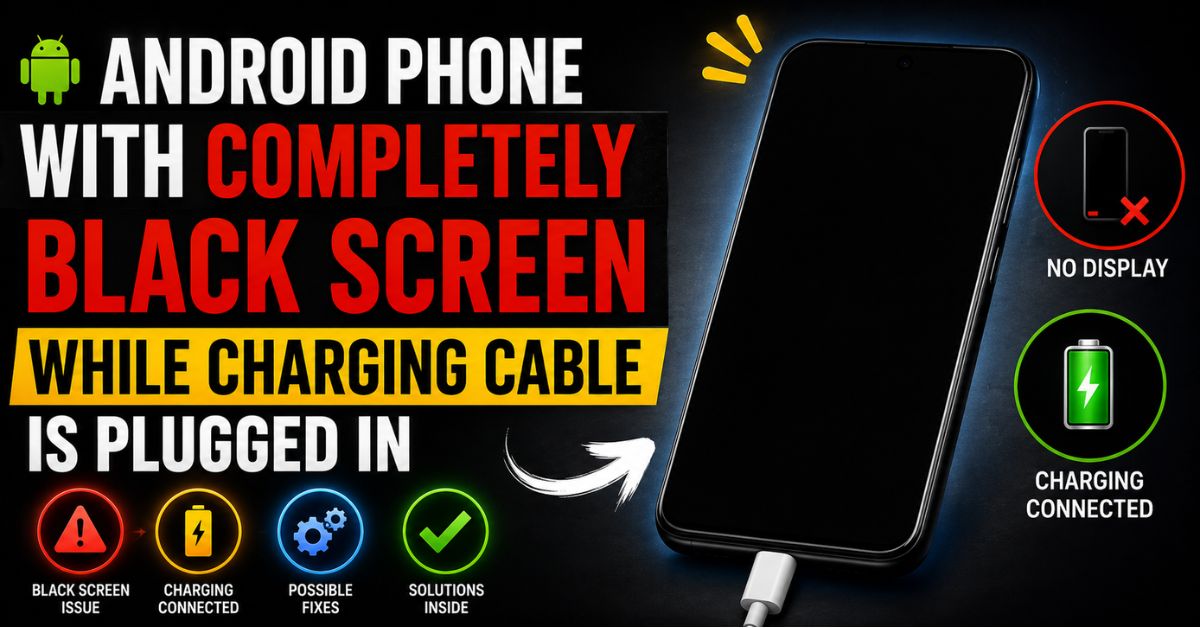 Android phone black screen but still on — how to fix black screen of death on Android