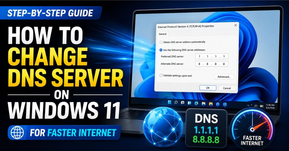 How to Change DNS Server on Windows 11 for Faster Internet