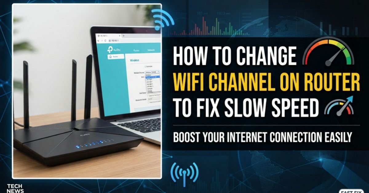How to Change WiFi Channel on Router to Fix Slow Speed