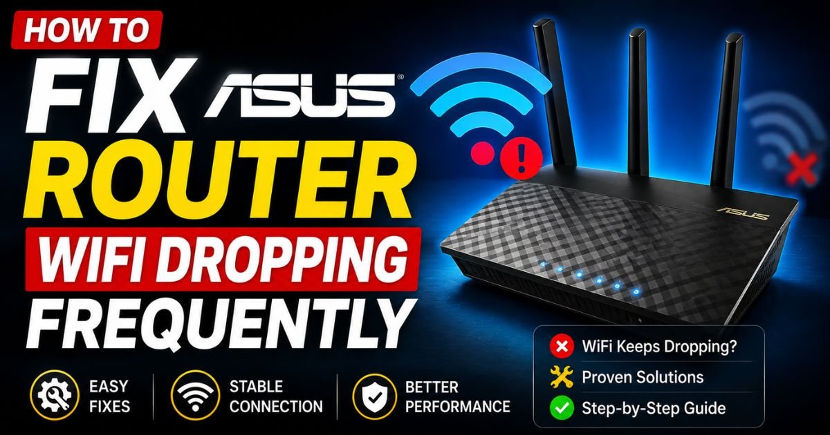 How to Fix Asus Router WiFi Dropping Frequently