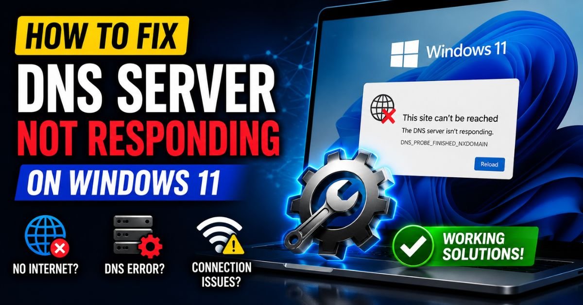 How to Fix DNS Server Not Responding on Windows 11