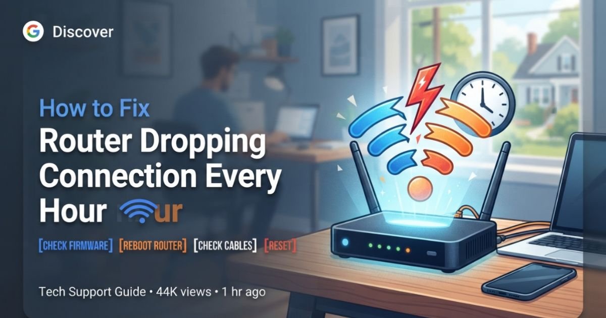 How to Fix Router Dropping Connection Every Hour