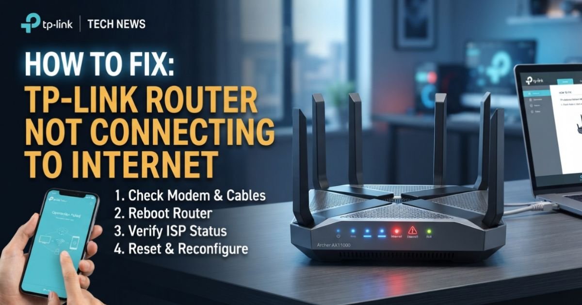How to Fix TP-Link Router Not Connecting to Internet